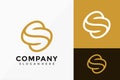 Letter S Luxury Logo Design, Creative modern Logos Designs Vector Illustration Template Royalty Free Stock Photo