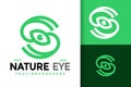 Letter S Nature Eye Logo Logos Design Element Stock Vector Illustration Template Royalty Free Stock Photo