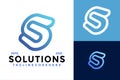 Letter S Solution Logo design vector symbol icon illustration Royalty Free Stock Photo