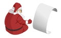 A Letter from Santa Claus Illustration Royalty Free Stock Photo