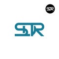 Letter SDR Monogram Logo Design Royalty Free Stock Photo