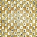 Letter seamless texture