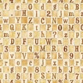 Letter seamless texture