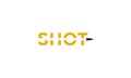 Letter shoot with bullet logo vector icon illustration design