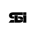 Letter SLI simple monogram logo icon design.