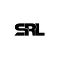 Letter SRL simple monogram logo icon design.