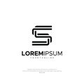 Letter SS Design Template Premium Creative Design Business Company