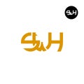 Letter SWH Monogram Logo Design