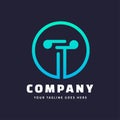 Letter T Logo Template | T logo Royalty Free Stock Photo