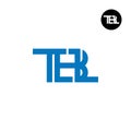 Letter TBL Monogram Logo Design Royalty Free Stock Photo
