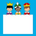 Letter Three Wise Men Royalty Free Stock Photo