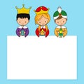 Letter Three Wise Men Royalty Free Stock Photo