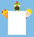 Letter for three wise men Royalty Free Stock Photo