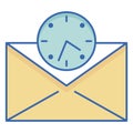 letter time Isolated Vector icon which can easily modify or edit