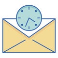 letter time Isolated Vector icon which can easily modify or edit