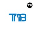 Letter TMB Monogram Logo Design Royalty Free Stock Photo