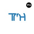 Letter TMH Monogram Logo Design Royalty Free Stock Photo