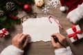 Letter to Santa Claus Royalty Free Stock Photo