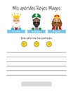 Letter to the Three Wise Men from the East. Royalty Free Stock Photo