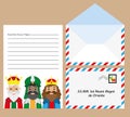 Letter to the Three Wise Men from the East. Royalty Free Stock Photo