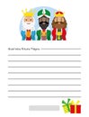Letter to the Three Wise Men from the East. Royalty Free Stock Photo