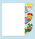 Letter to the three wise men Royalty Free Stock Photo