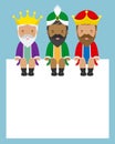 Letter to the three wise men Royalty Free Stock Photo