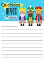 Letter to the three wise men Royalty Free Stock Photo