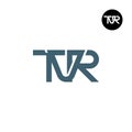 Letter TVR Monogram Logo Design Royalty Free Stock Photo