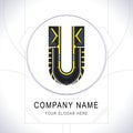 Letter U Gamer Community Logo Symbol Icon Vector
