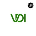Letter VDI Monogram Logo Design Royalty Free Stock Photo