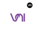 Letter VMI Monogram Logo Design Royalty Free Stock Photo