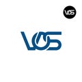 Letter VOS Monogram Logo Design