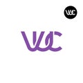 Letter VUC Monogram Logo Design Royalty Free Stock Photo