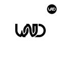 Letter WND Monogram Logo Design Royalty Free Stock Photo