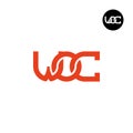 Letter WOC Monogram Logo Design Royalty Free Stock Photo