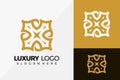 Letter X Luxury Logo Design  Brand Identity Logos Designs Vector Illustration Template Royalty Free Stock Photo