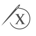 Letter X Tailor Logo, Needle and Thread Logotype for Garment, Embroider, Textile, Fashion, Cloth, Fabric