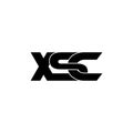 Letter XSC simple monogram logo icon design. Royalty Free Stock Photo