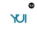 Letter YUI Monogram Logo Design Royalty Free Stock Photo