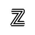 Letter Z modern logo