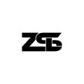 Letter ZSL simple monogram logo icon design. Royalty Free Stock Photo