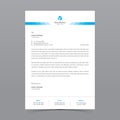 Letterhead Template Vector Design