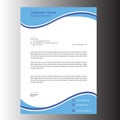 Letterhead Template,Background A4 Paper,Colorful Background