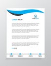 Letterhead Template Design Vector Illustration