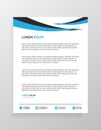 Letterhead Template Design Vector Illustration