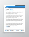 Letterhead Template Design Vector Illustration