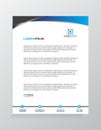 Letterhead Template Design Vector Illustration