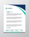 Letterhead Template Design Vector Illustration