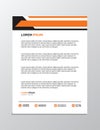 Letterhead Template Design Vector Illustration